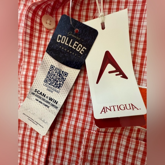 ANTIGUA MIAMI HURRICANES ORANGE PORTER WOVEN LONG SLEEVE BUTTON DOWN SHIRT
SZ XL - Picture 7 of 15